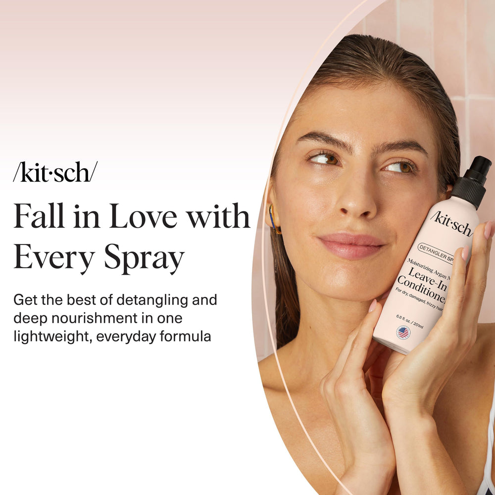 Kitsch Argan Milk Spray empaque sostenible y amigable con el ambiente