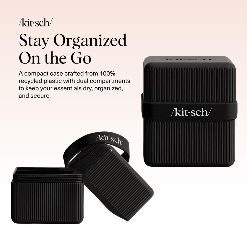 Kitsch bar organizer doubles as a compact soap dish at home.