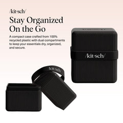 Kitsch bar organizer doubles as a compact soap dish at home.