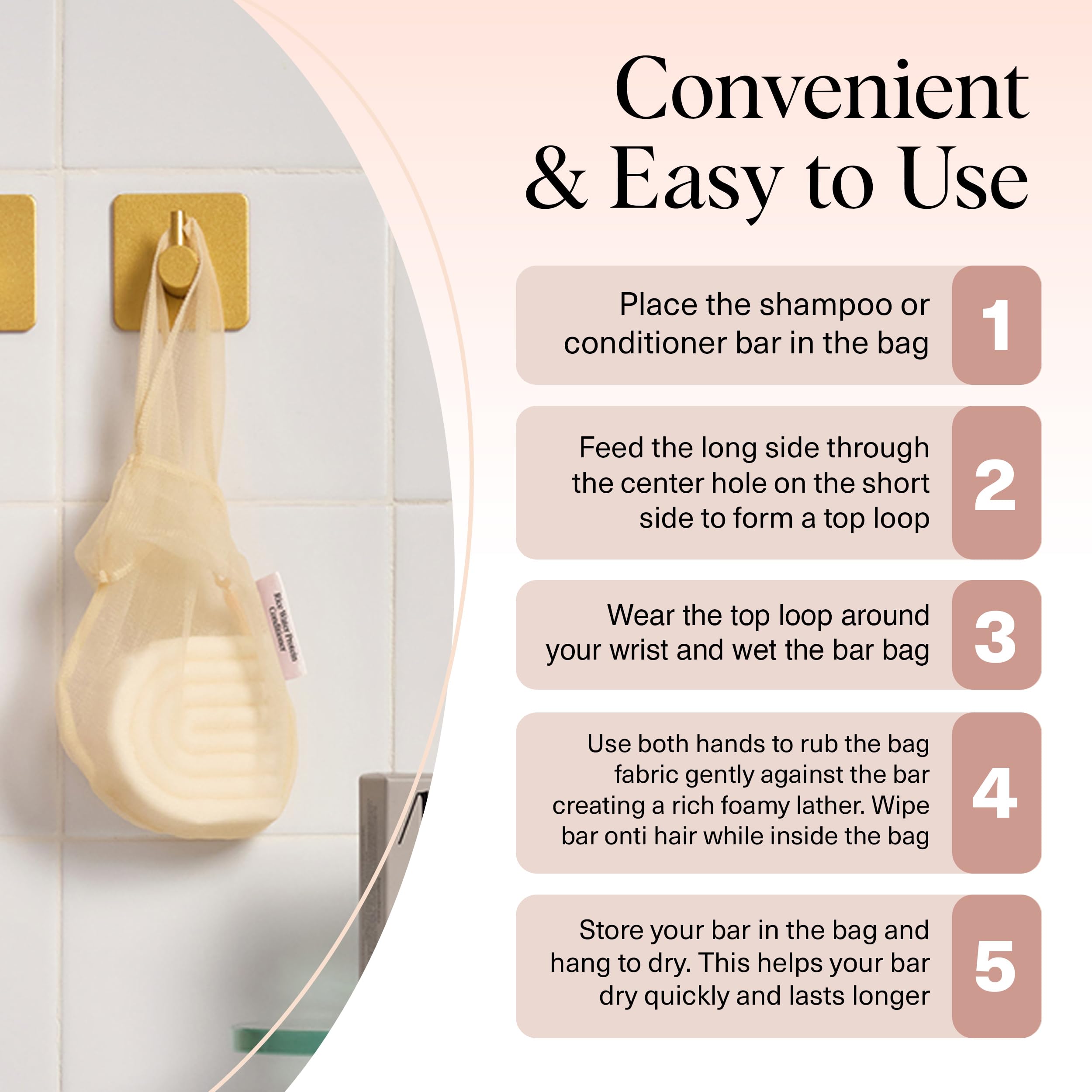 Kitsch Bar Soap Saver travels easily for tidy, portable bars.