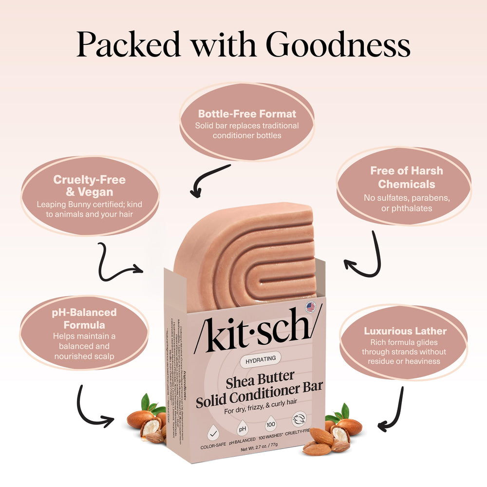 Kitsch barra para cabello rizado y teñido mantiene definición sin pesarlo.