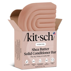 Kitsch barra de acondicionador con manteca de karité deja el cabello suave y nutrido.