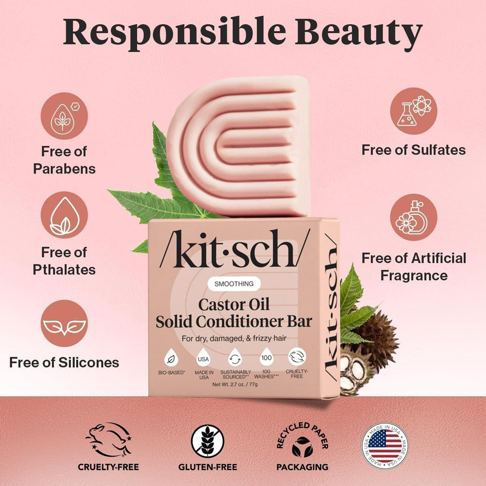 Kitsch barra con aceite de ricino textura nutritiva para cabello seco