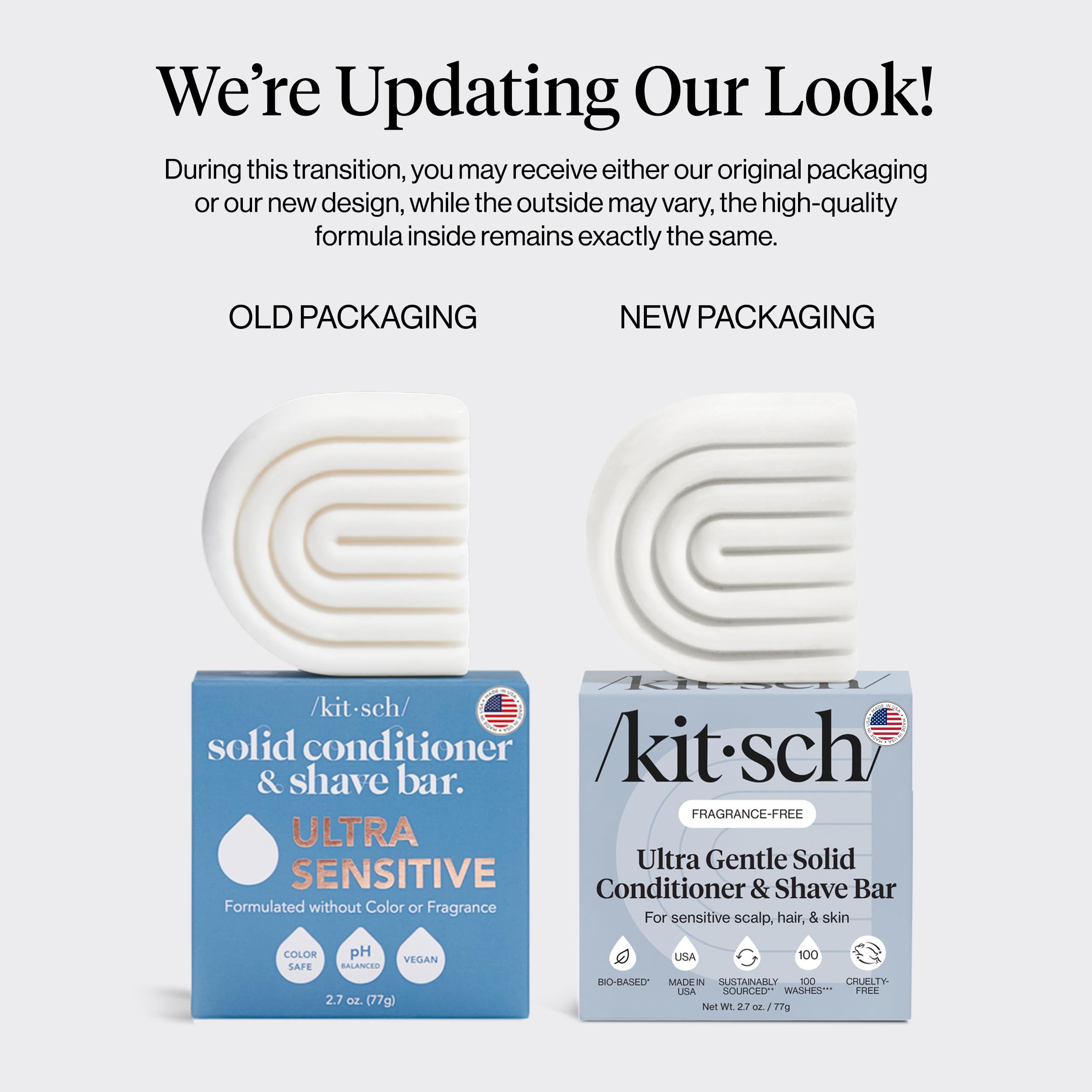 Kitsch barra de uso diario y viajera, práctico y compacto.