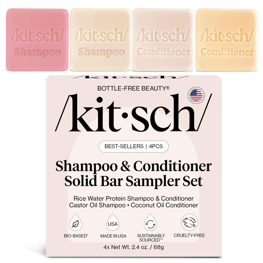 Kitsch champú arroz-agua barra: fortalece y deja cabello suave y brillante