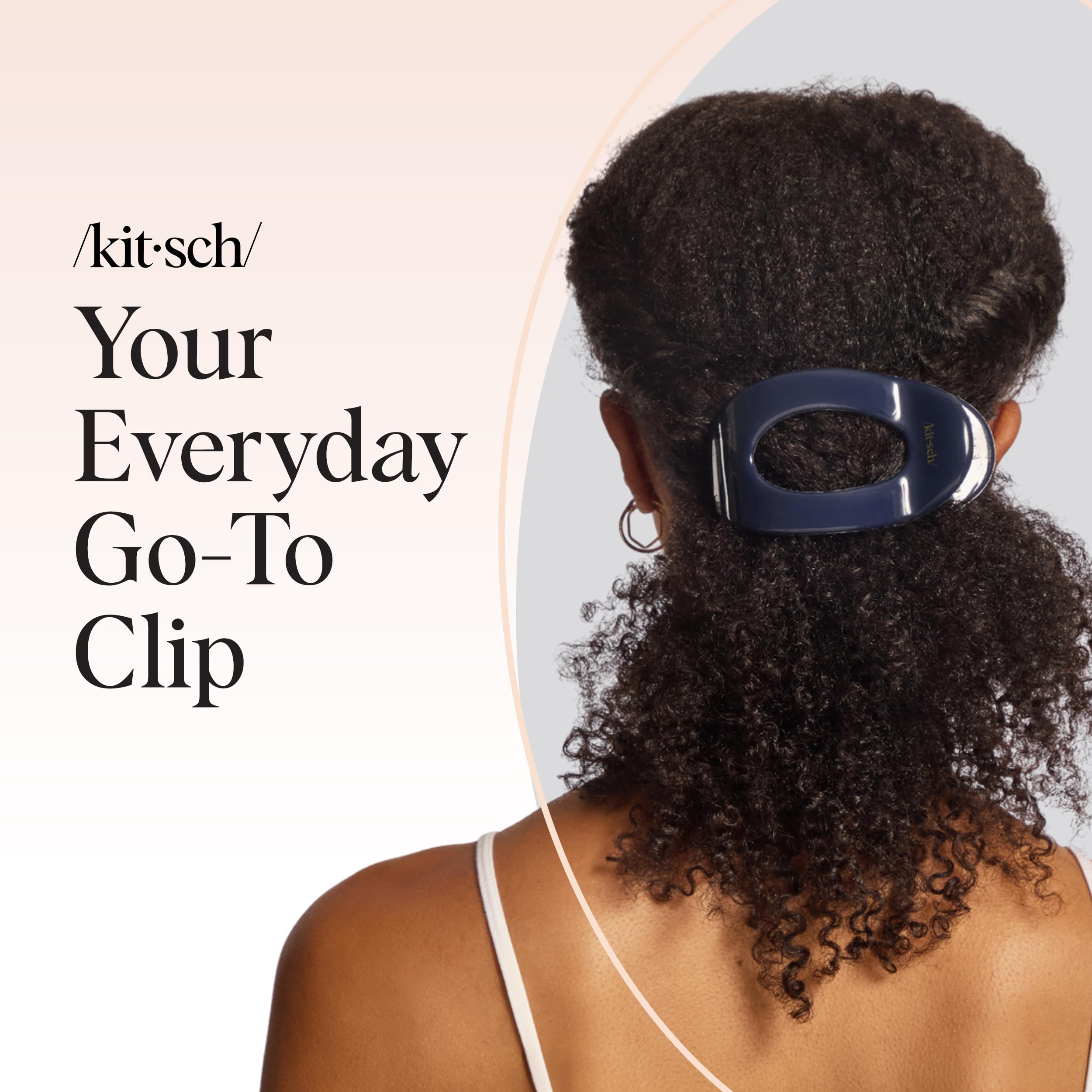 Gift-ready packaging for the Kitsch Blue Orchid clip.
