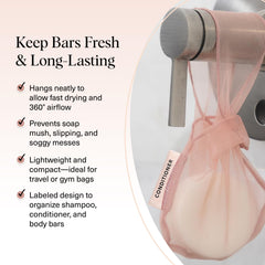 Kitsch bottle-free beauty bag supports eco-friendly routines by replacing plastic bottles