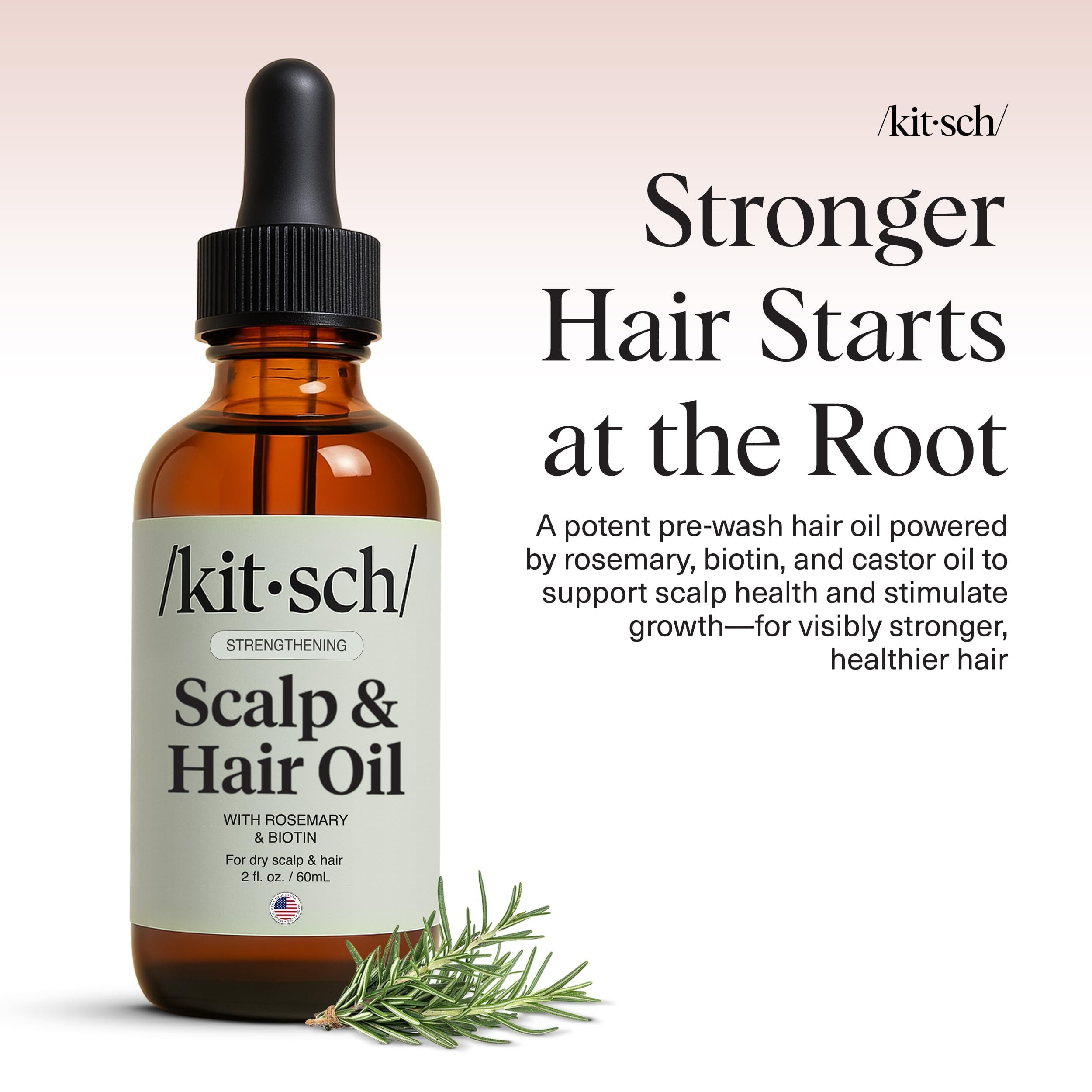 Kitsch Castor y Jojoba: hidratación ligera que favorece la textura del cabello.