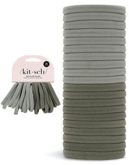Kitsch cinta de pelo nylon sin dragado para peinado diario sin tirones