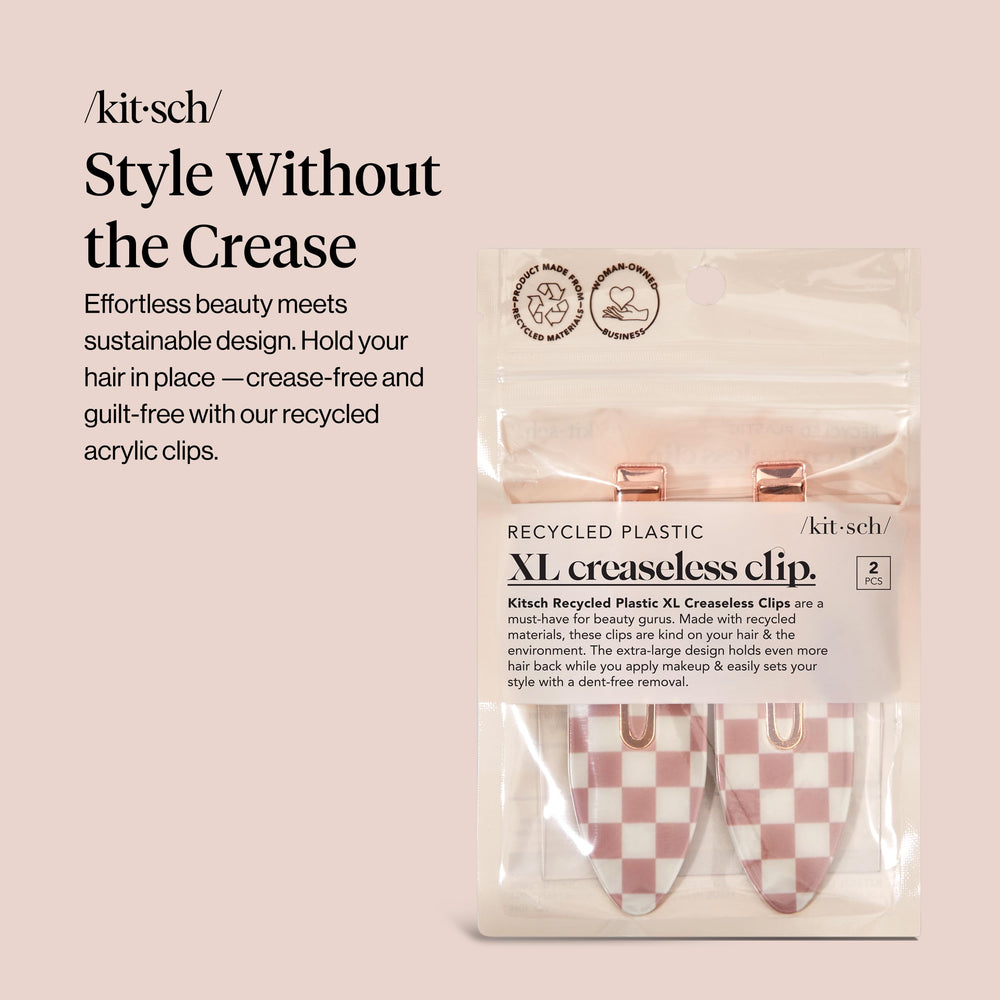 Kitsch clip con agarre seguro para cabello grueso y secciones.