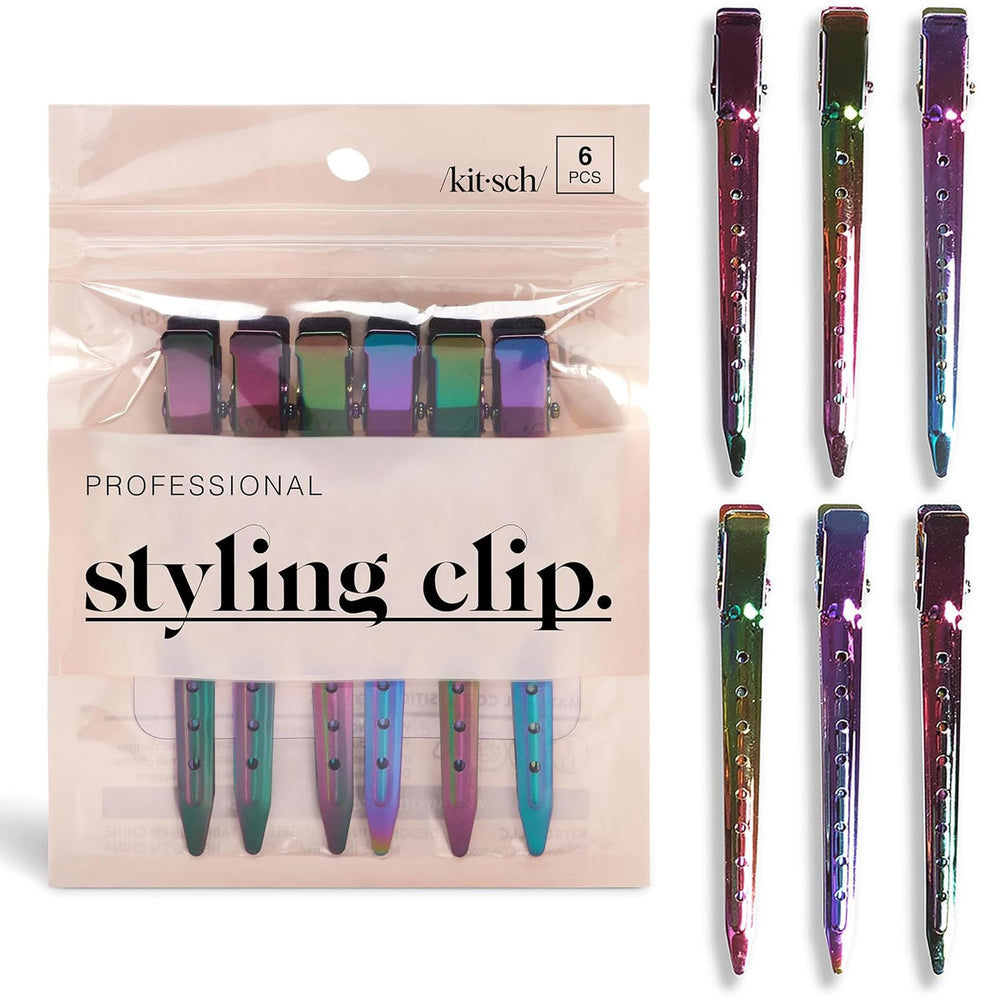 Clips alligator Kitsch profesionales de 3-5 pulgadas para salón, agarre firme.