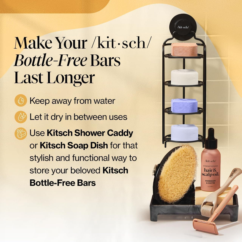 Kitsch curly hair after-use shine photo illustrating smoother curls and reduced frizz.