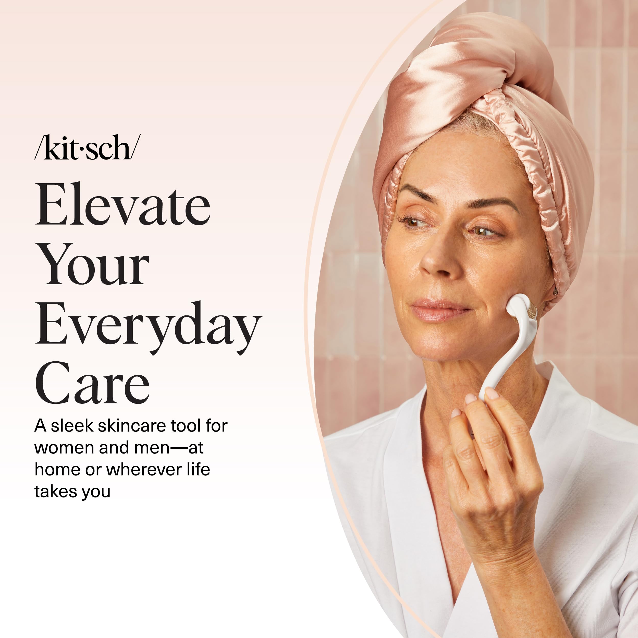 Kitsch Derma Roller aiding daily grooming and skincare prep.