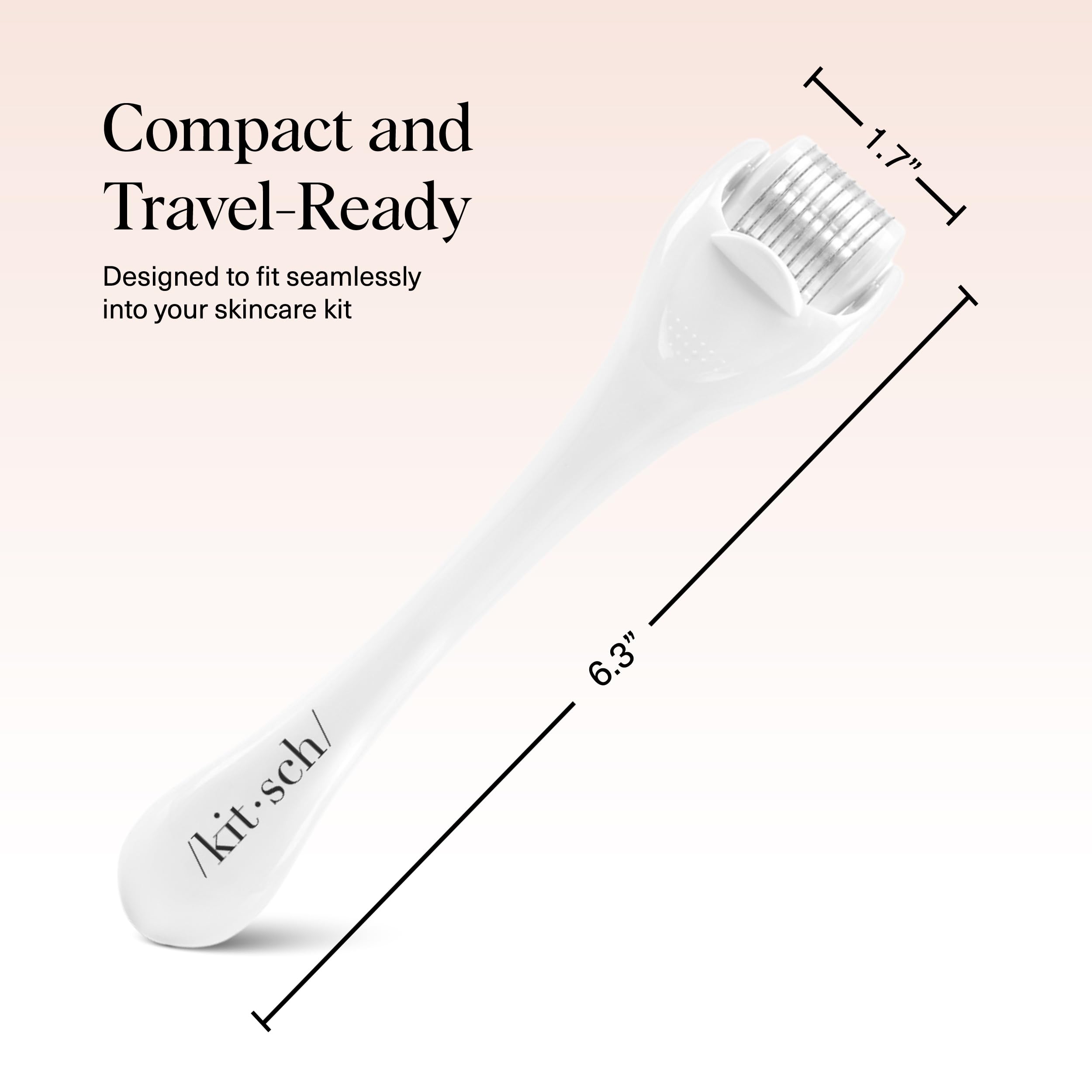 Kitsch Derma Roller sterilization-friendly design for safe at-home use.