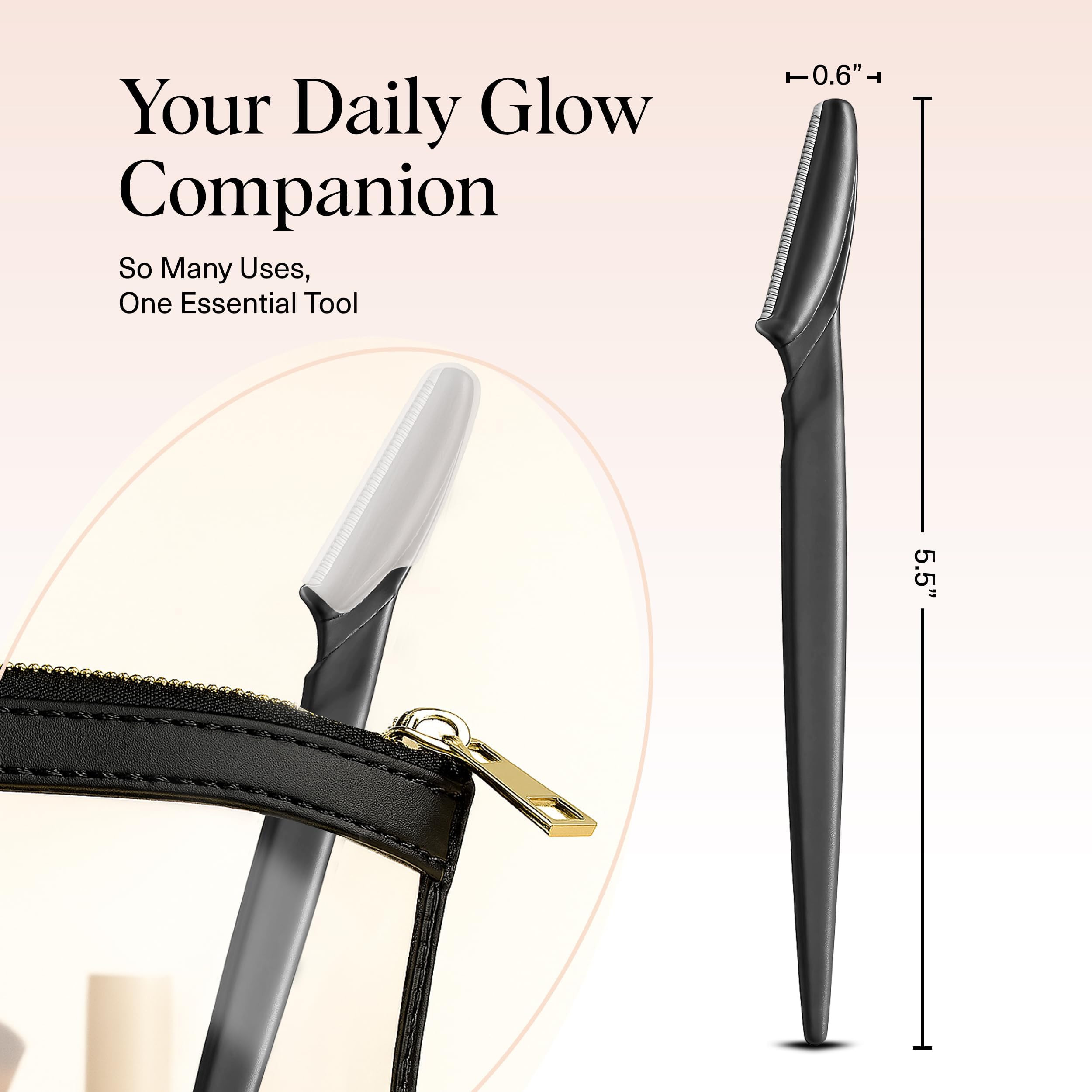 Dermaplane in use on dry skin to prep for serums.