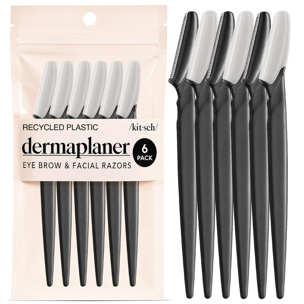 Kitsch Dermaplane Razor for face—exfoliate and reveal smoother skin.