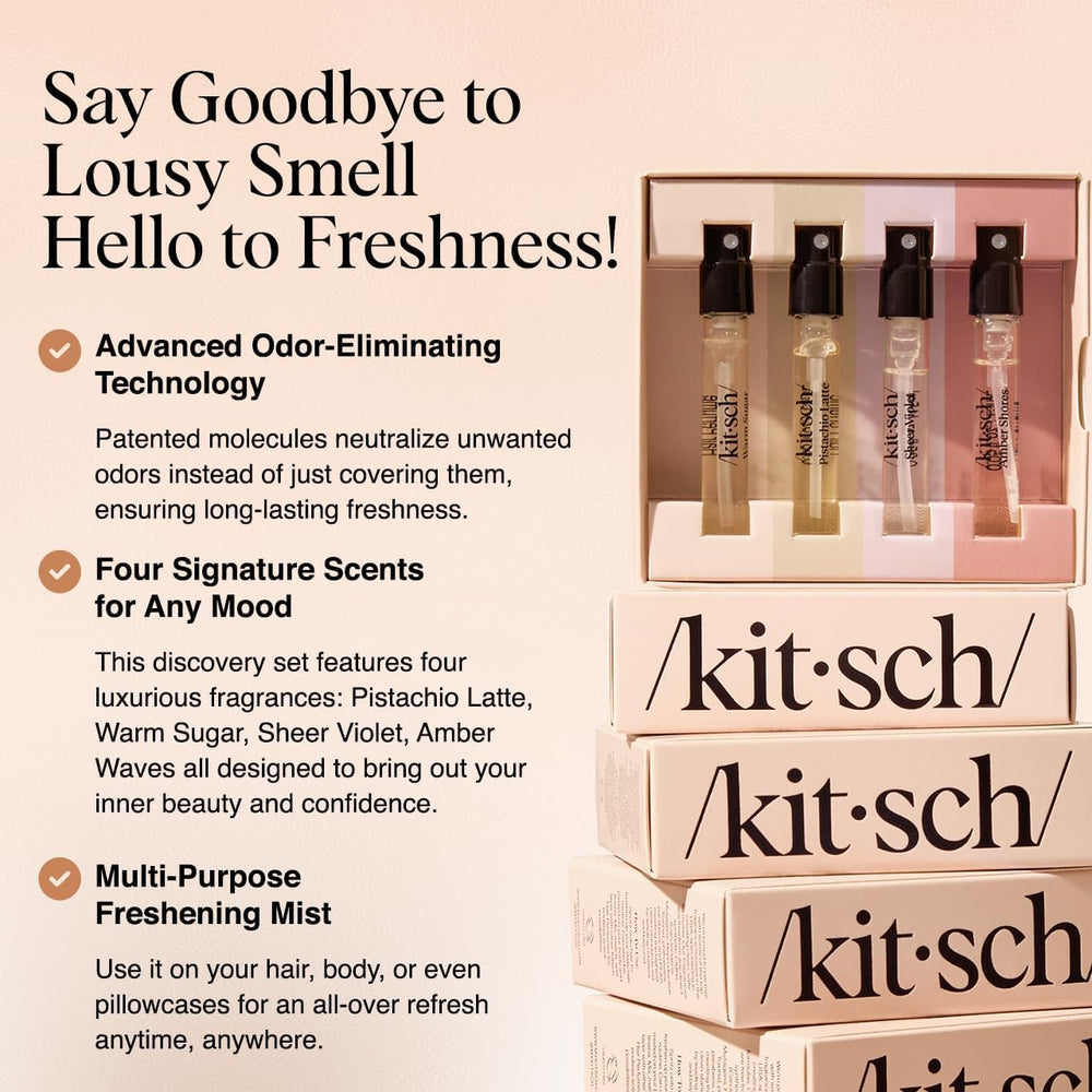 Kitsch Pistachio Latte mini spray for a creamy daily fragrance.