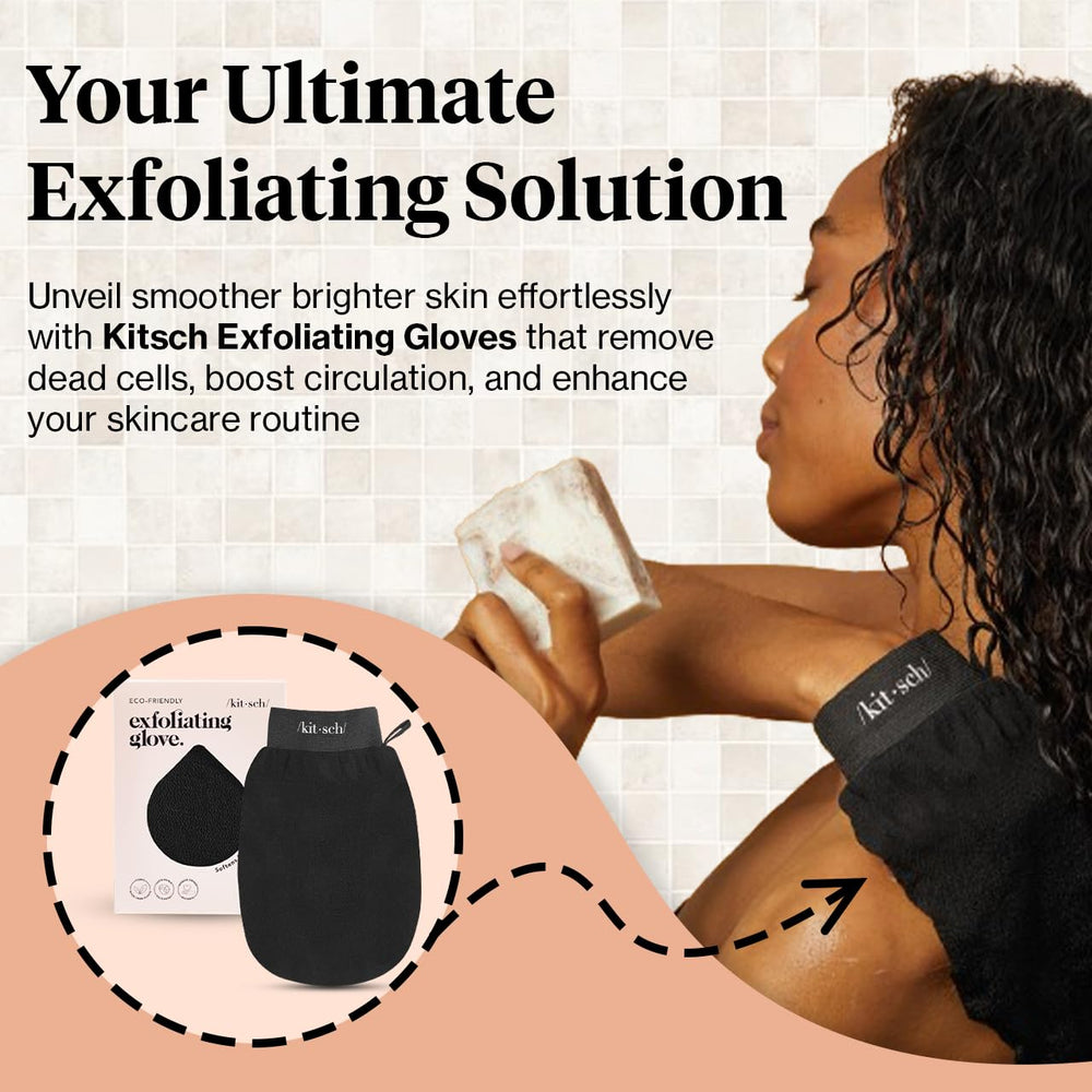 Diseño coreano de Kitsch para exfoliación suave y eficaz en todo el cuerpo.