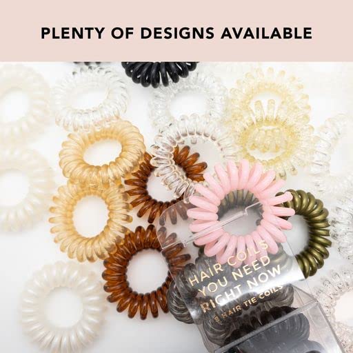 Kitsch durable plastic coil demonstrates long-lasting wear across workouts and daily routines.