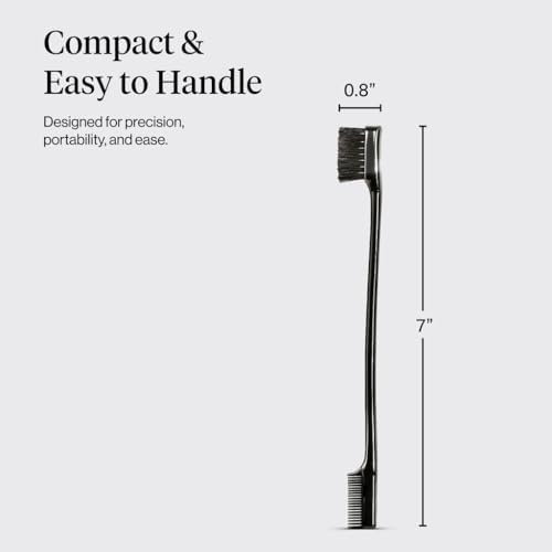 Kitsch edge brush helps slick back styles with polished edges