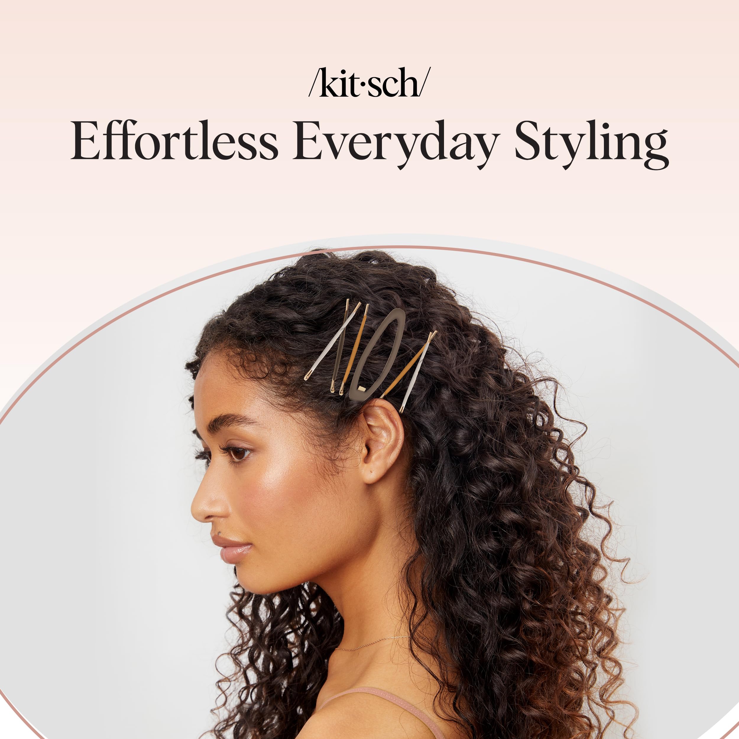 Kitsch everyday hair accessory shot showcases comfortable styling