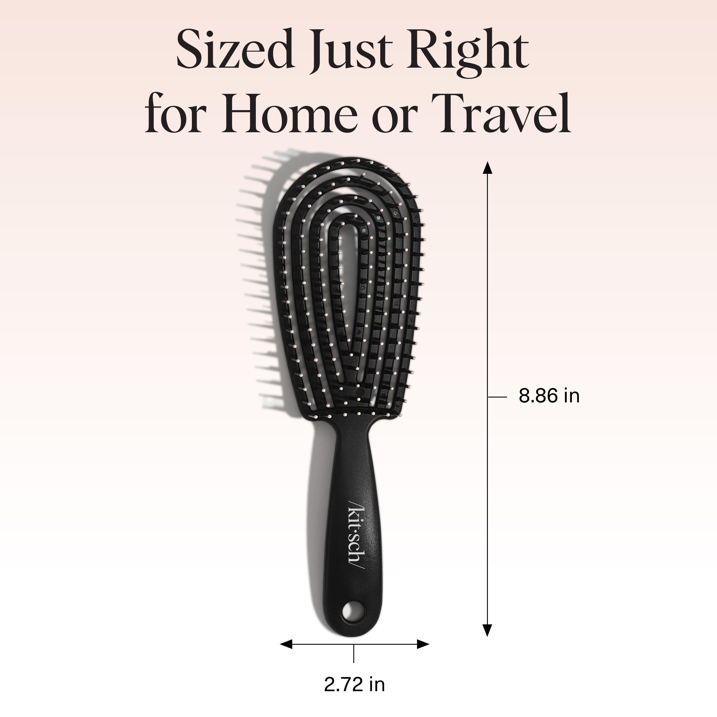 Kitsch Flexi Flow works on wet or dry hair for versatile use.