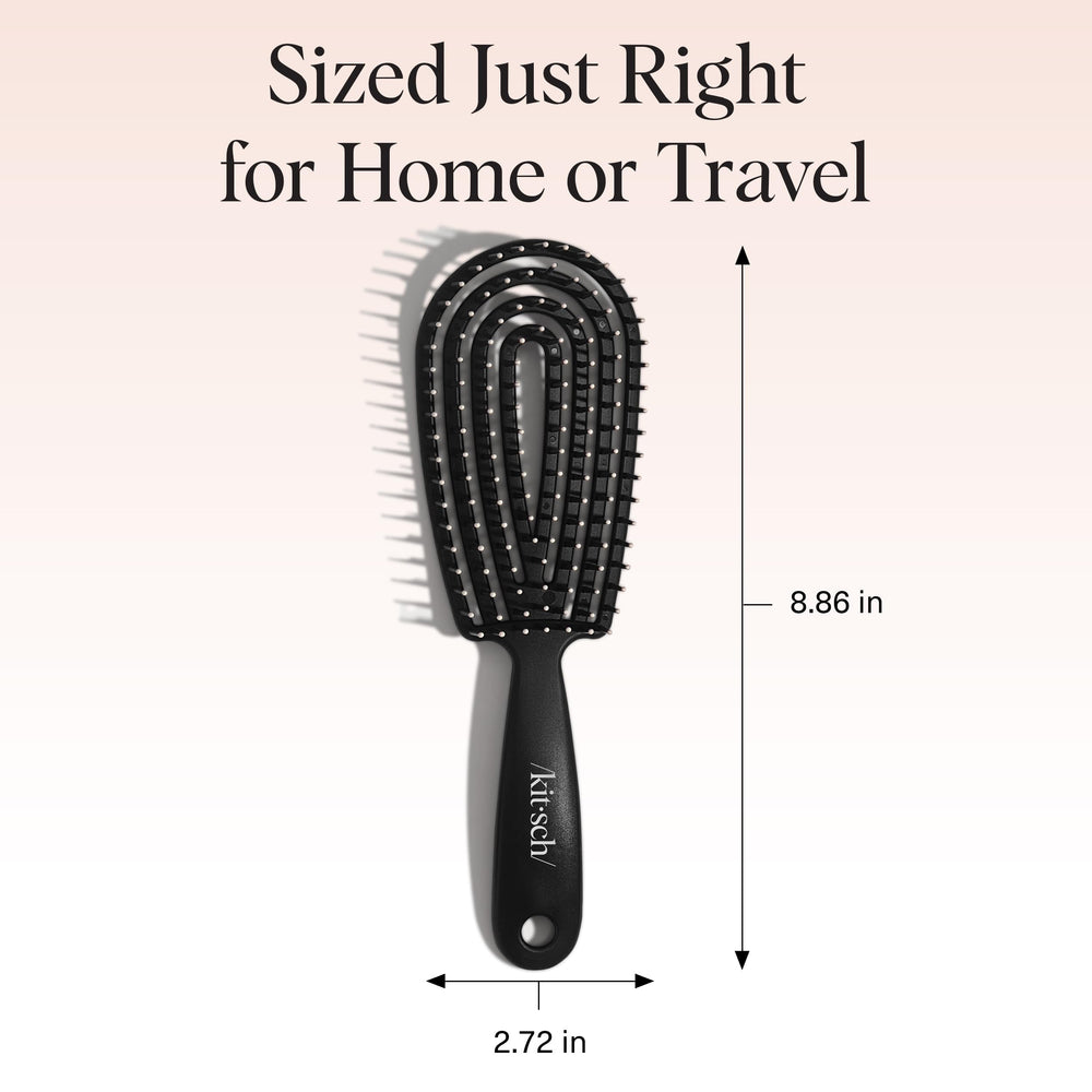 Kitsch Flexi Flow works on wet or dry hair for versatile use.