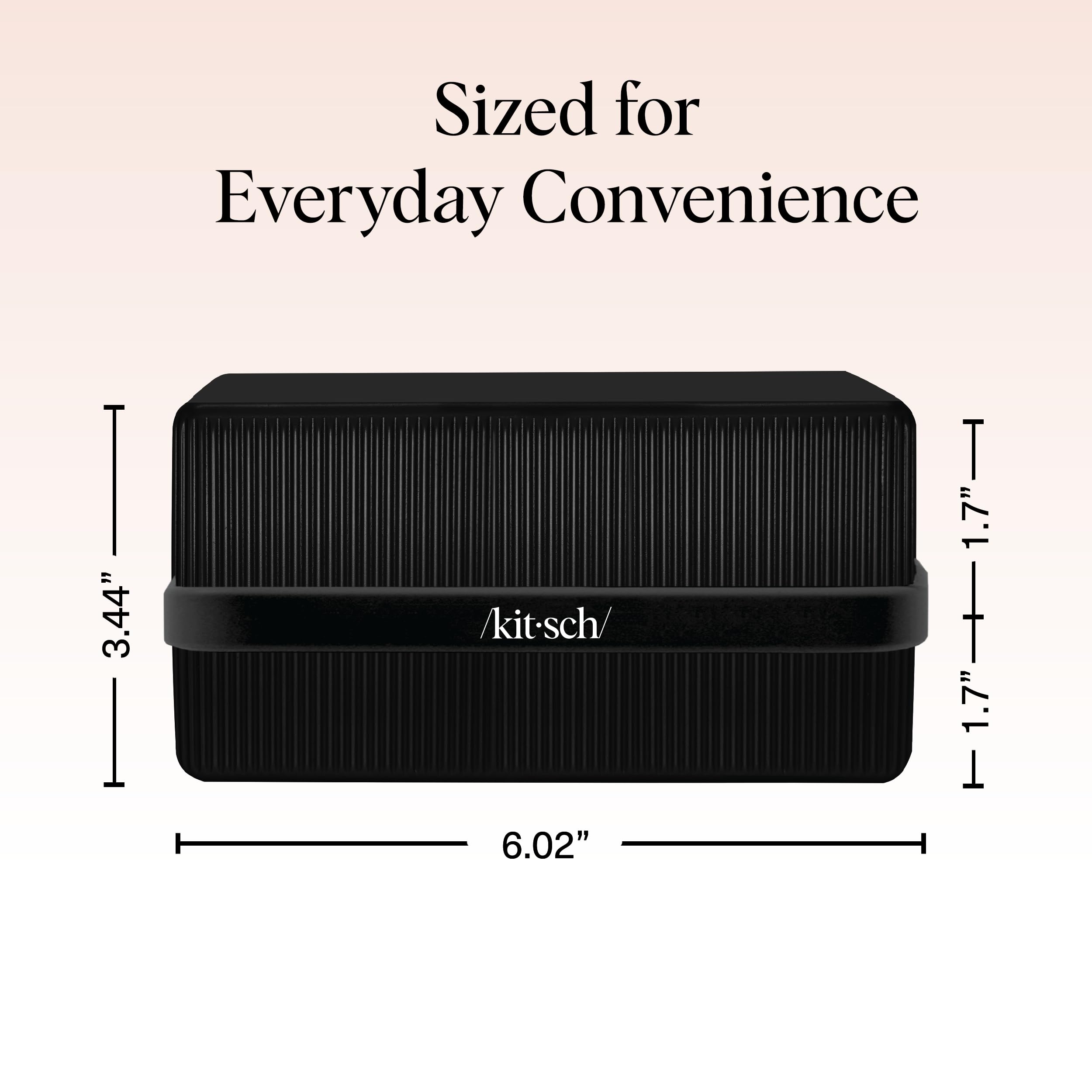 Kitsch Four Compartments for Multiple Bars maximize storage for travel or gym use