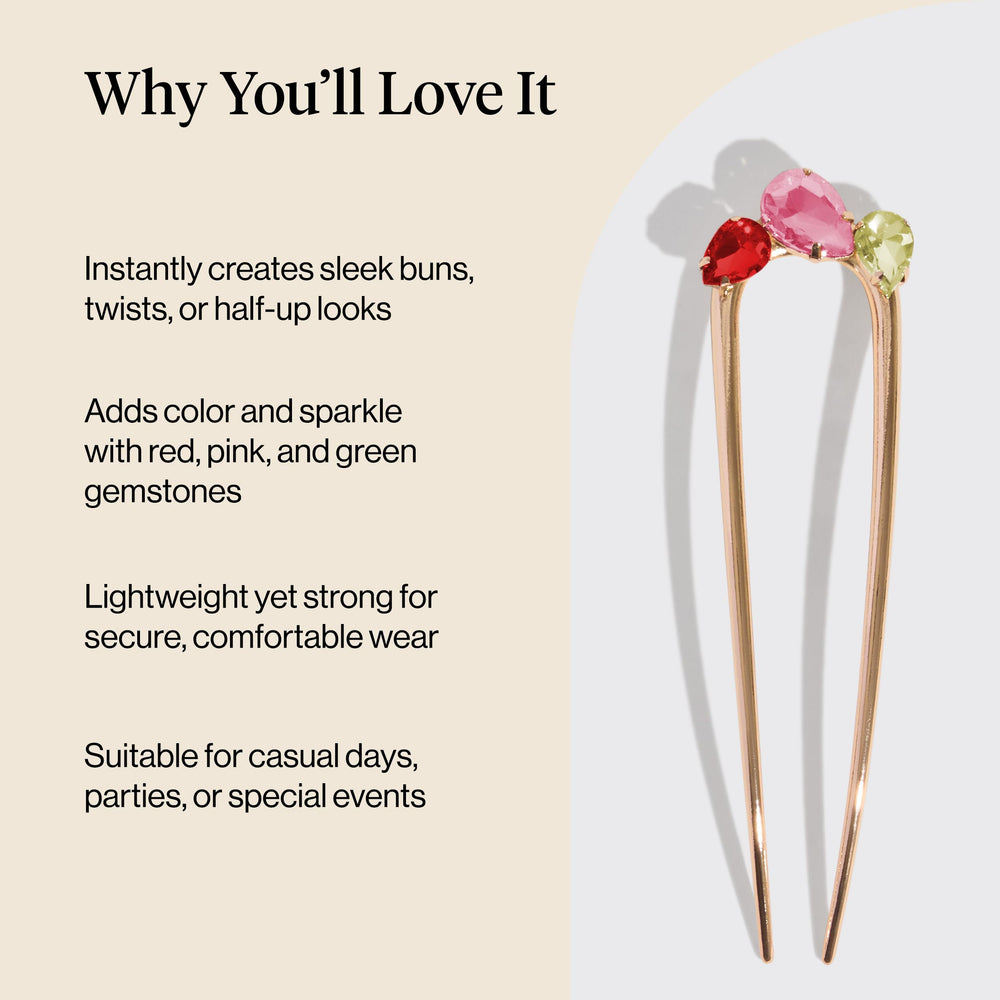Kitsch French hair pin secure hold for lasting shapes