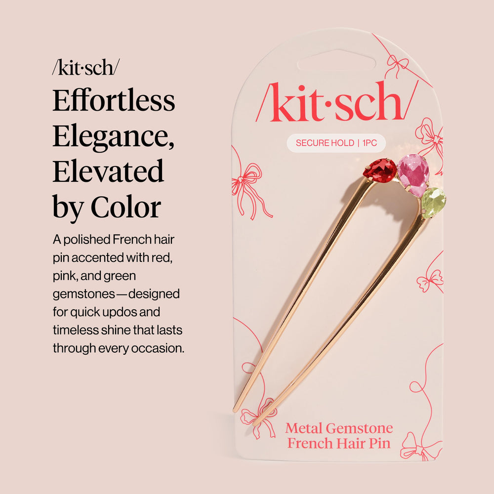 Kitsch French hair pin with snag-free glide for secure styling