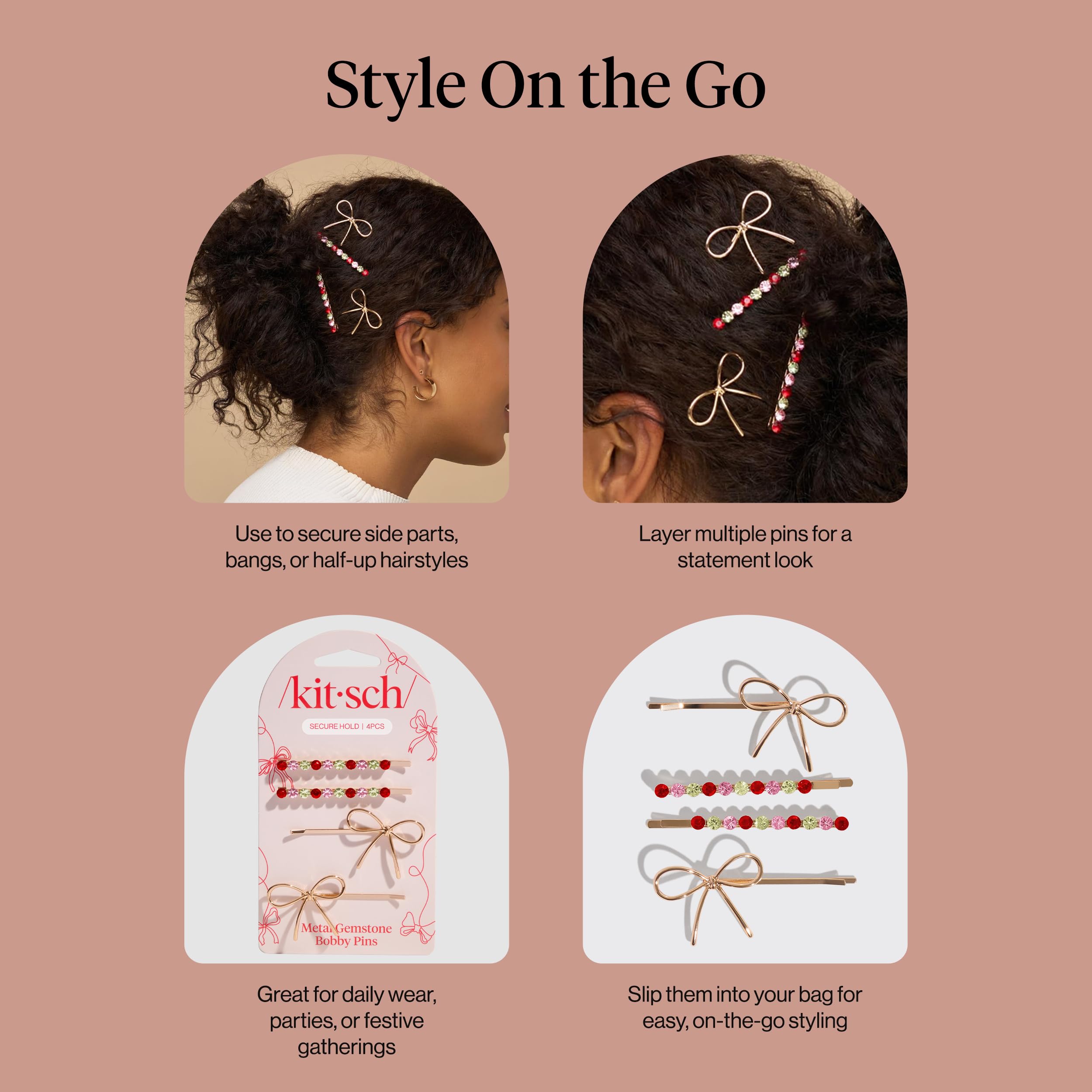 Kitsch gift-ready hair accessory presentation for gifting