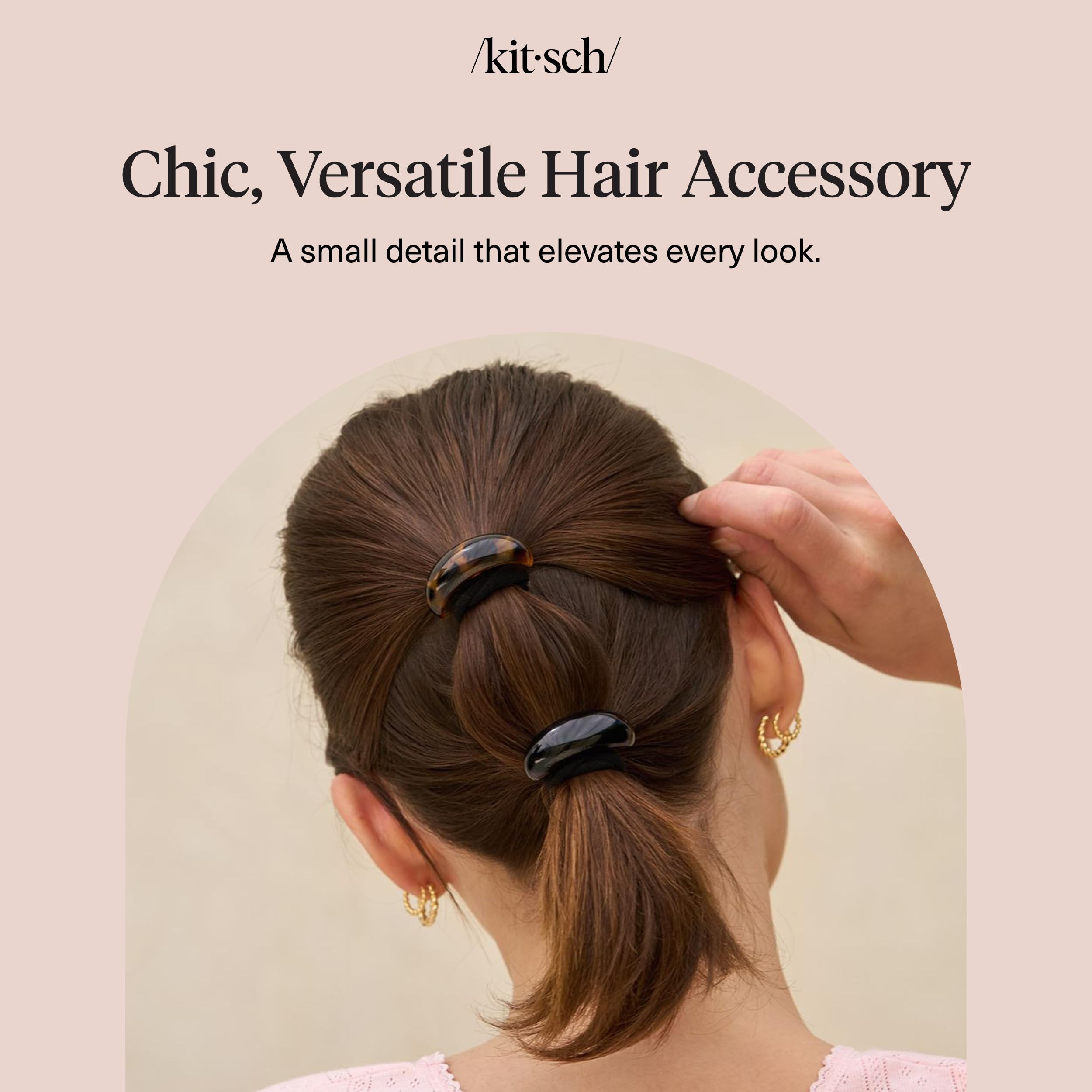 Kitsch hair cuffs come in gift-ready packaging for easy gifting.