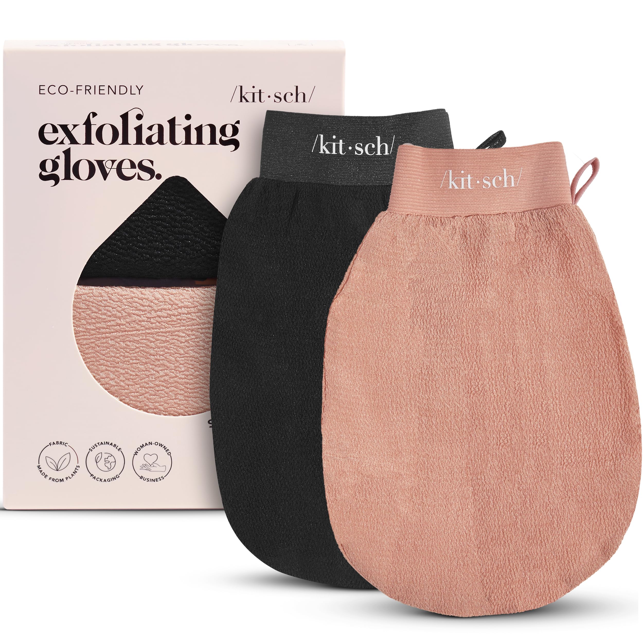 Kitsch guante exfoliante coreano para exfoliar suavemente la piel en casa