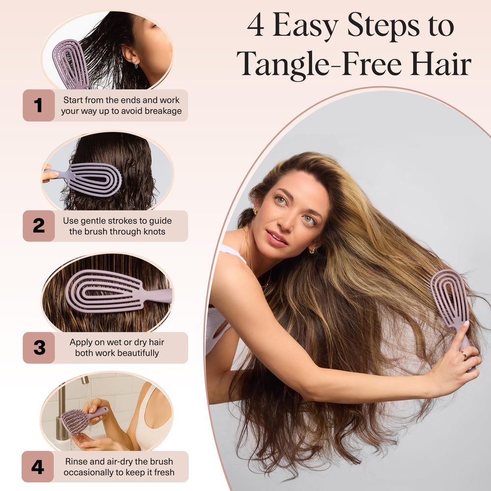 Kitsch Travel-ready detangler brush stays light and durable on the go