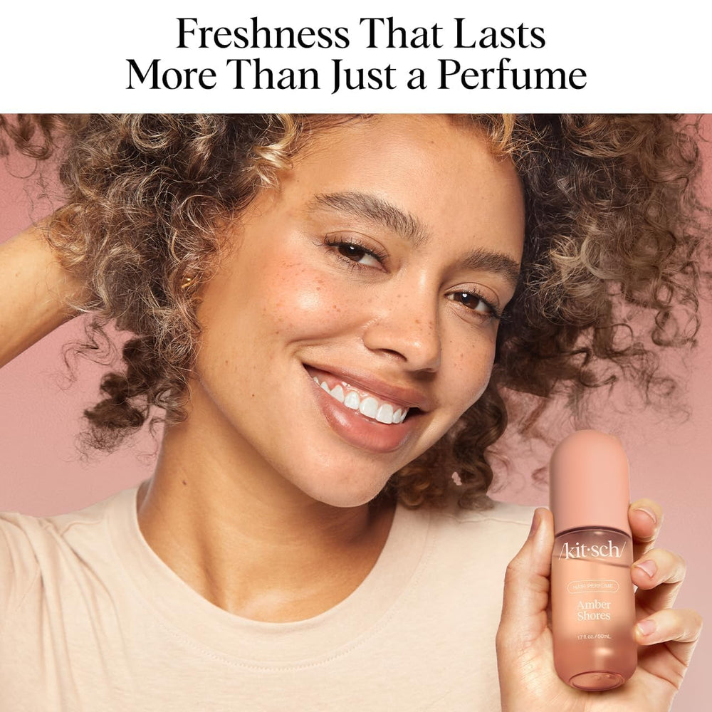 Kitsch Amber Shores packaging in travel-friendly 50 mL size