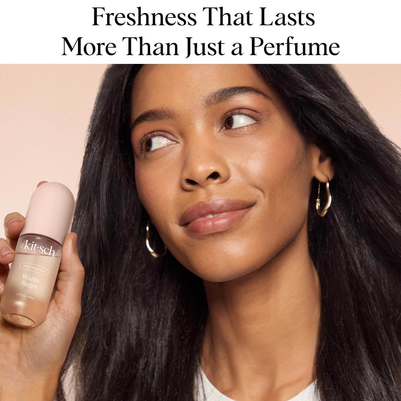 Kitsch Hair Perfume Pink Grapefruit Splash showcases a vibrant scent after workouts