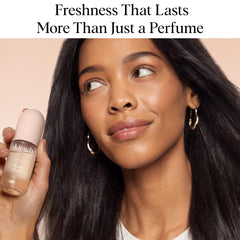 Kitsch Hair Perfume Pink Grapefruit Splash showcases a vibrant scent after workouts