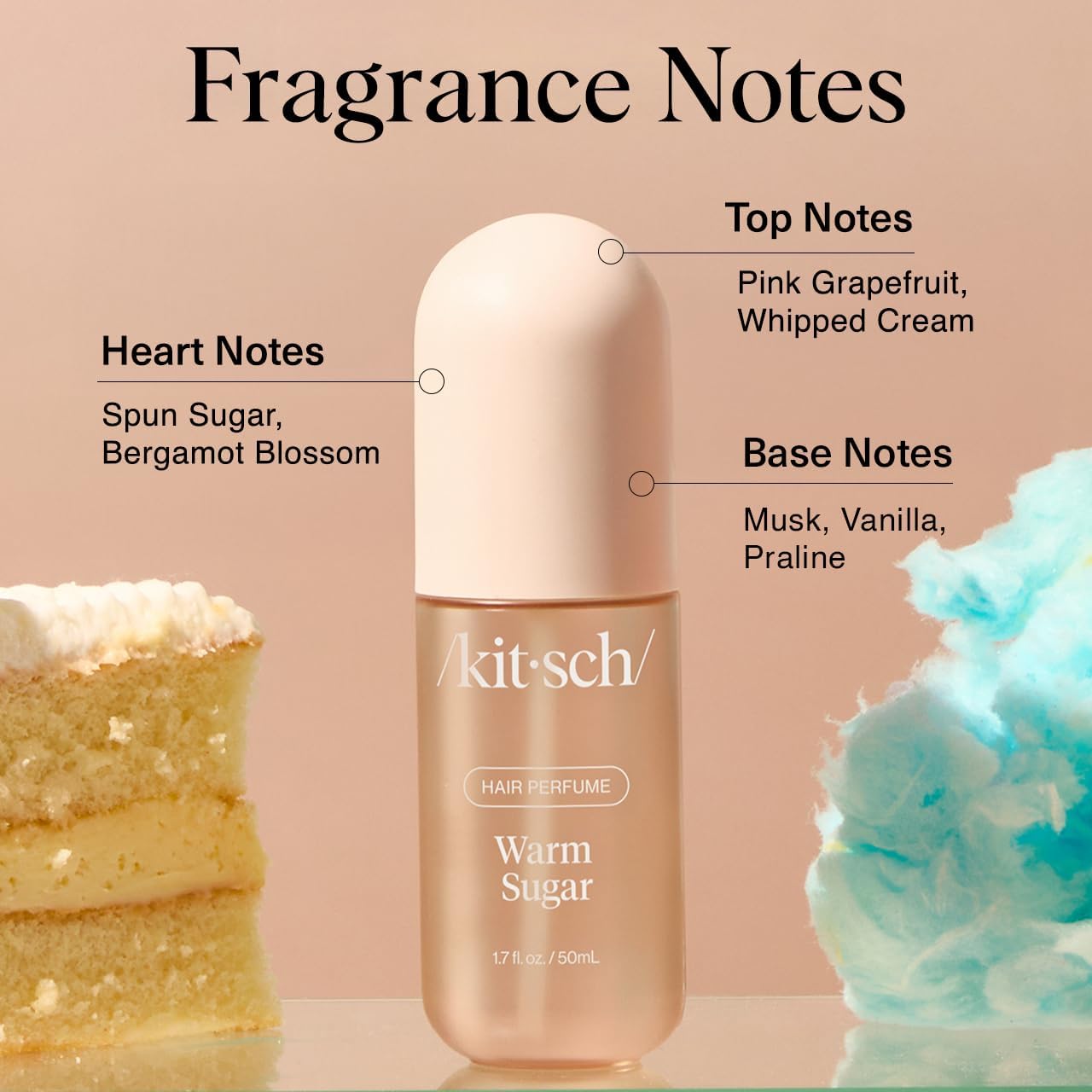 Kitsch Hair Perfume Travel-size-packaging emphasizes on-the-go fragrance for busy days