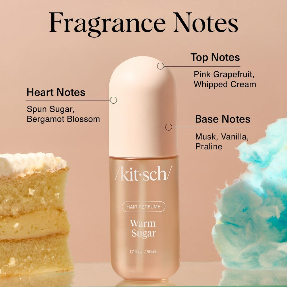 Kitsch Hair Perfume Travel-size-packaging emphasizes on-the-go fragrance for busy days