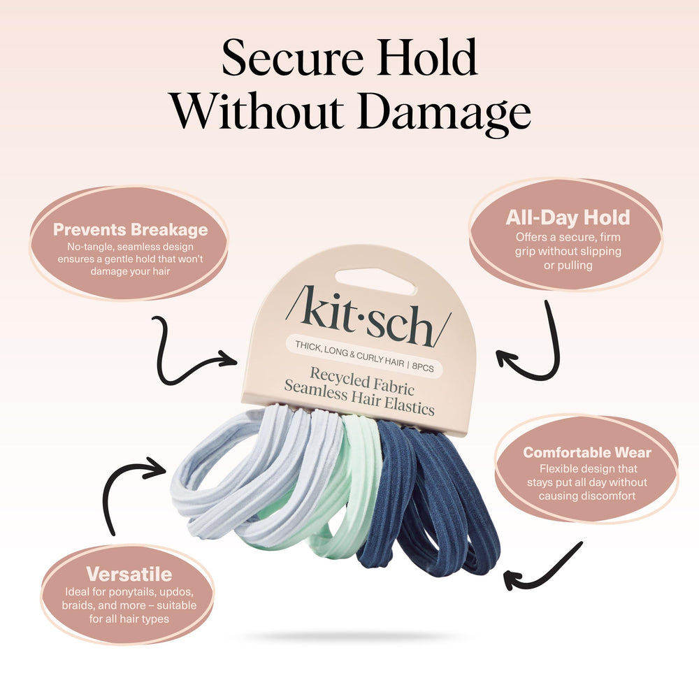 Kitsch Hair Ties material sostenible para moda consciente.
