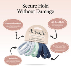 Kitsch Hair Ties material sostenible para moda consciente.