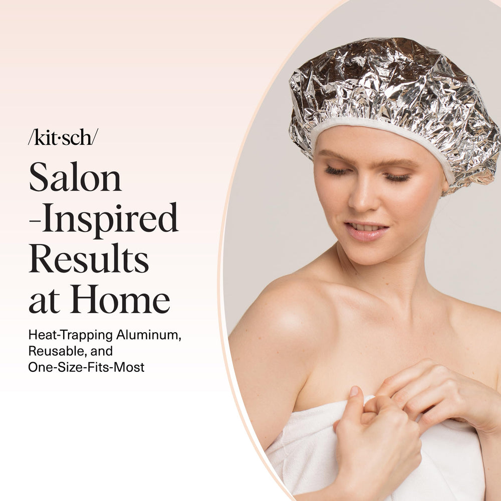 Kitsch heat cap for hair treatments and color processing
