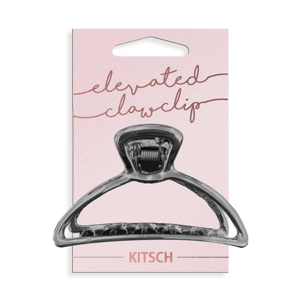 Kitsch hematite metal hair clip travel packaging highlights convenient styling on the go