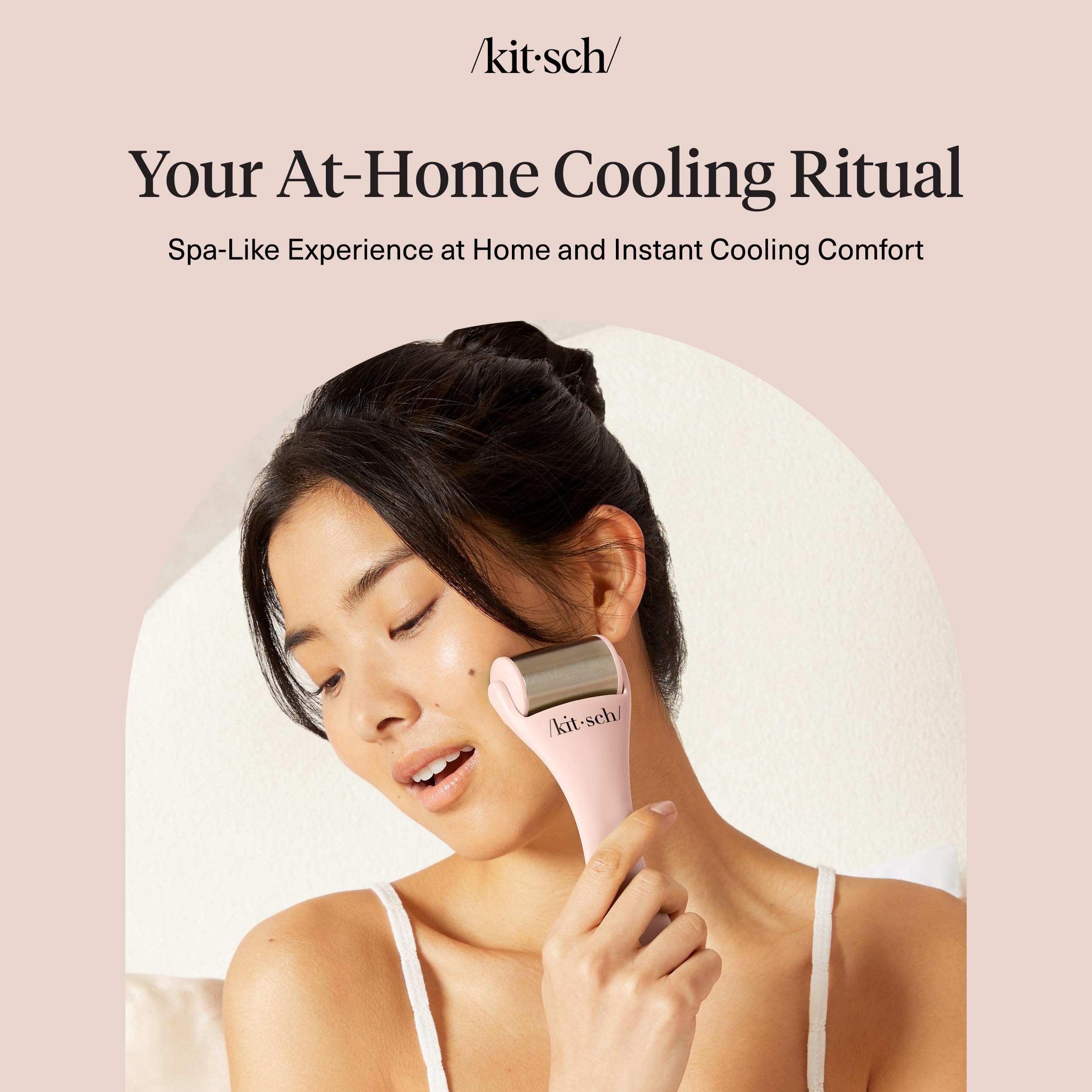 Kitsch Ice Roller targets eye area for gentle relief.
