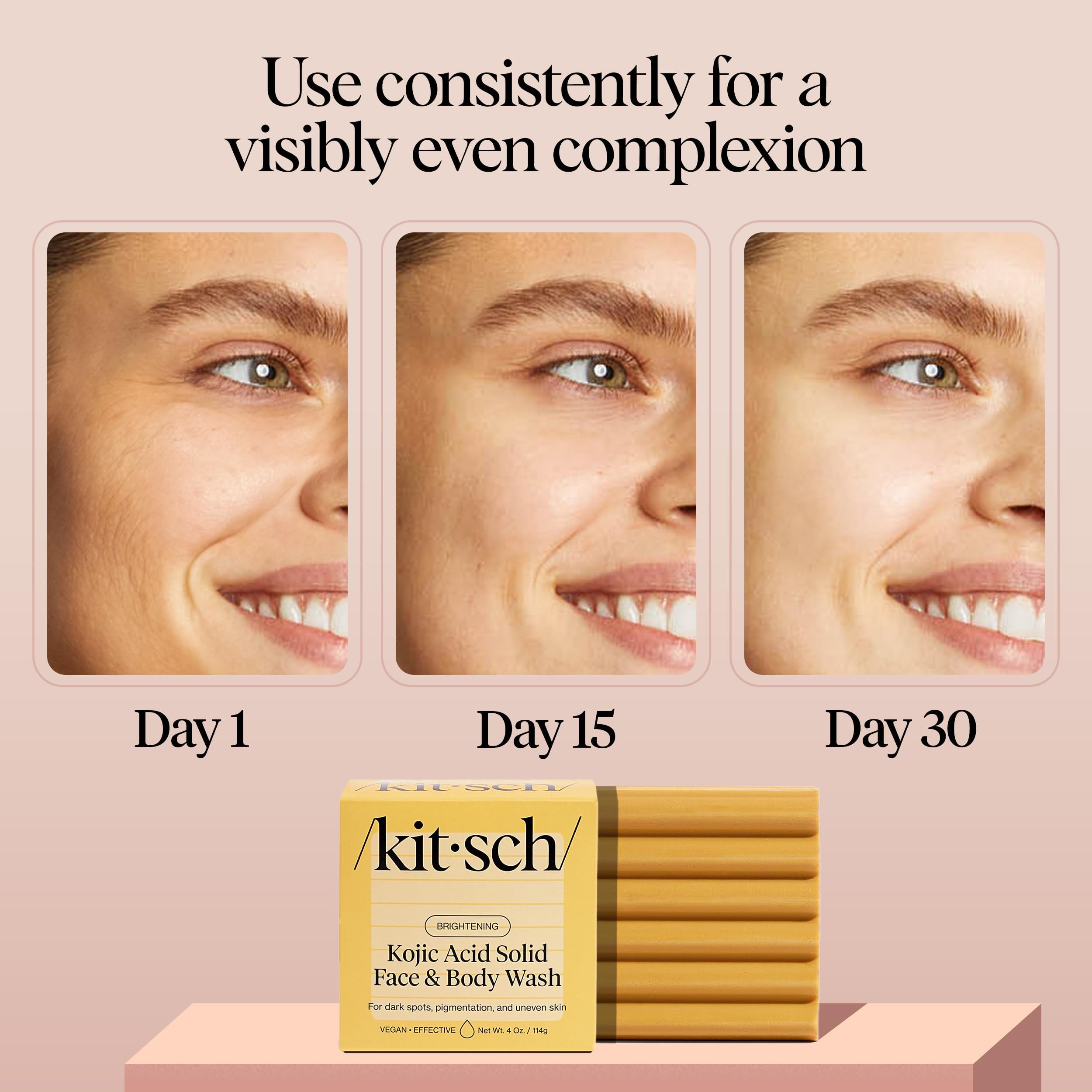 Kitsch Kojic Turmeric Soap Bar: hidratación gracias al ácido hialurónico.