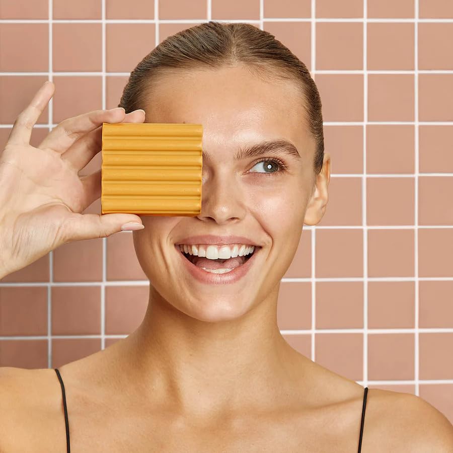 Kitsch Kojic Turmeric Soap Bar: ideal para rostro y cuerpo.
