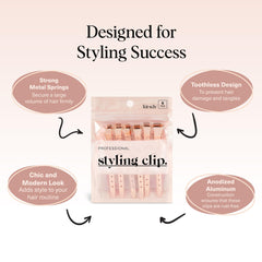Kitsch hair sectioning clip versatile for styling and makeup
