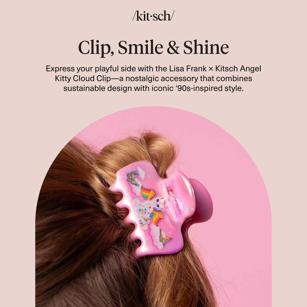 Accesorio coleccionable Lisa Frank x Kitsch para complementar otros accesorios.