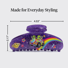 Pinza ecológica Kitsch Lisa Frank, material reciclado y estilo.