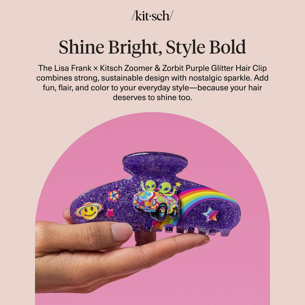 Pinza Kitsch Lisa Frank para cabello diario y recogidos.